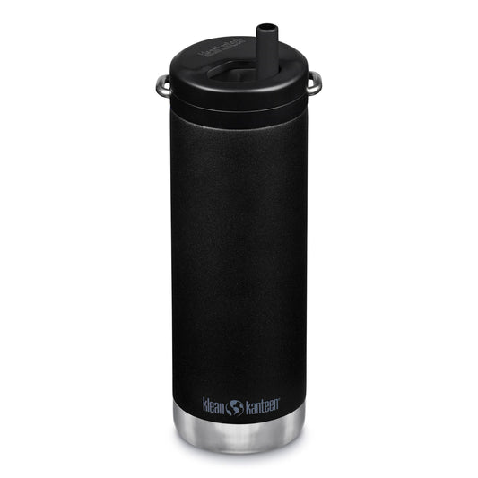 Klean Kanteen TKWide Isolerad 473ml (Twist Cap) Vattenflaska Black