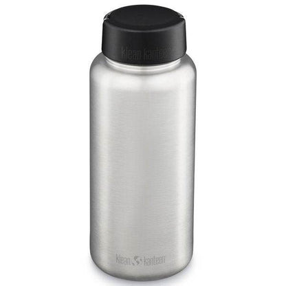 Klean Kanteen Wide 0.8L/1.2L Vattenflaska Svart - NatureLife