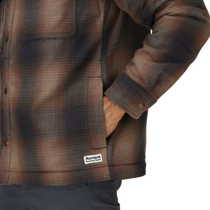 Marmot Men's Ridgefield Sherpa Flannel Shirt Jacket BLACK