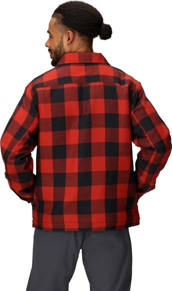 Marmot Men's Ridgefield Sherpa Flannel Shirt Jacket Sumac / Red