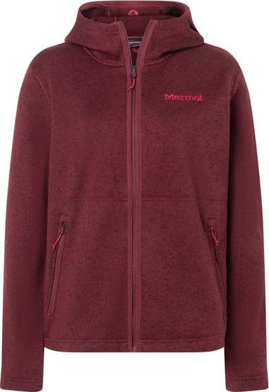 Marmot Wm's Drop Line Full Zip Hoody Acai Berry Heather
