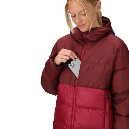 Marmot Wm's Guides Down Hoody Acai Berry/Red Mulberry
