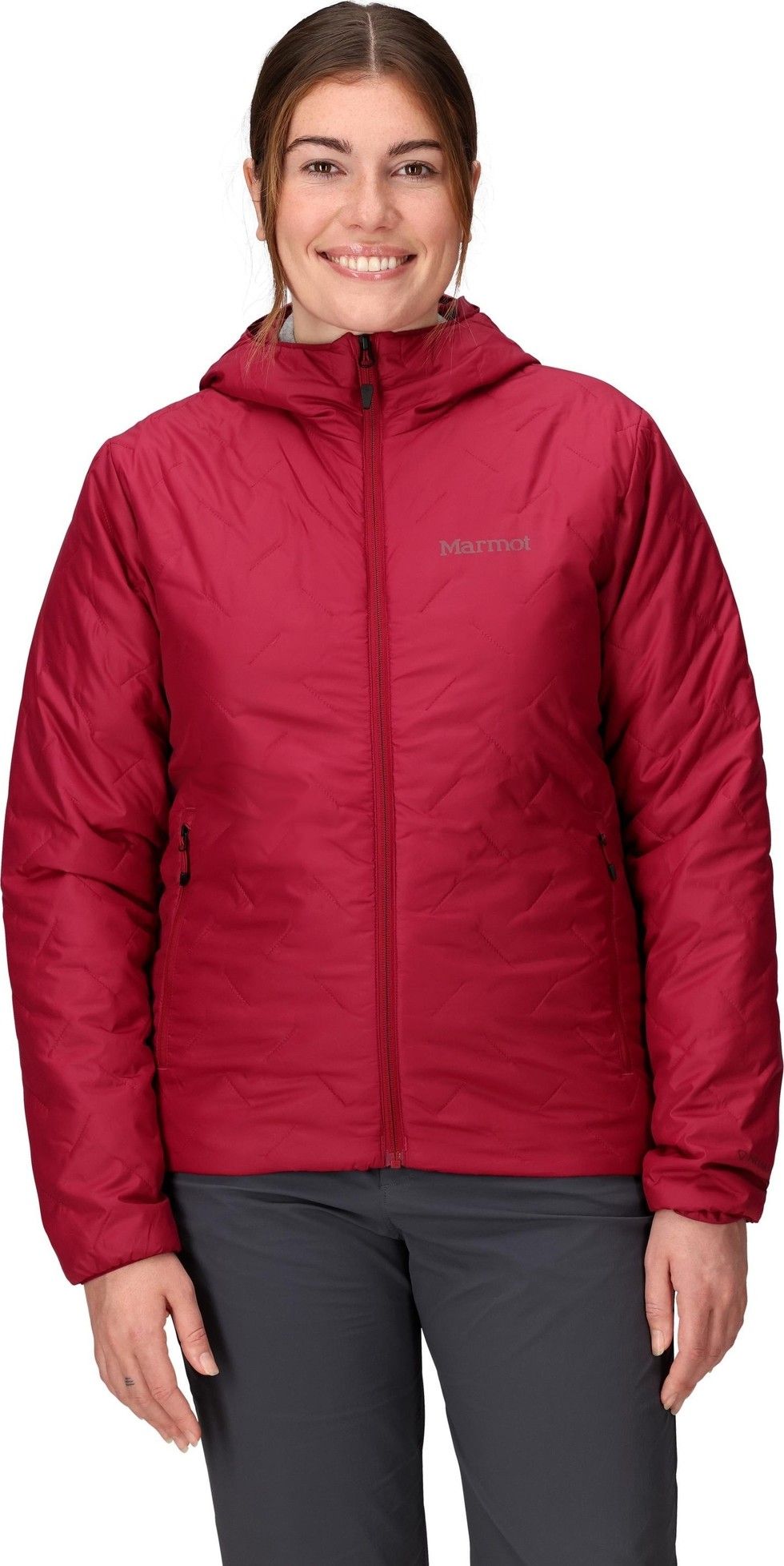 Marmot Wm's MonoQuilt Hoody Red Mulberry