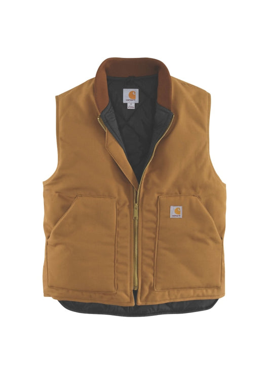 Carhartt Insulated Rib Collar Vest Brown