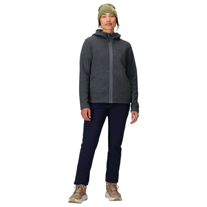 Marmot Wm's Drop Line Full Zip Hoody Steel Onyx Heather