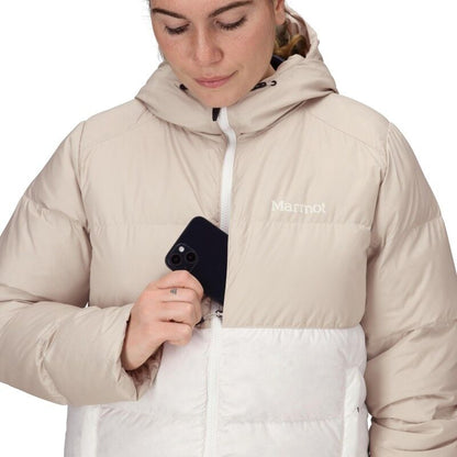 Marmot Wm's Guides Down Hoody Birch Bark / Pearl