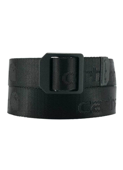 Carhartt Nylon Webbing Ladder Lock Belt Black - NatureLife