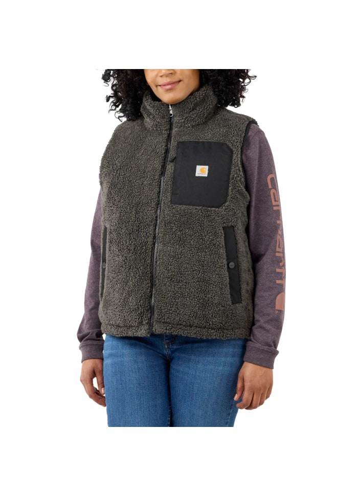 Carhartt Relaxed Midweight Utility Vest Black - NatureLife