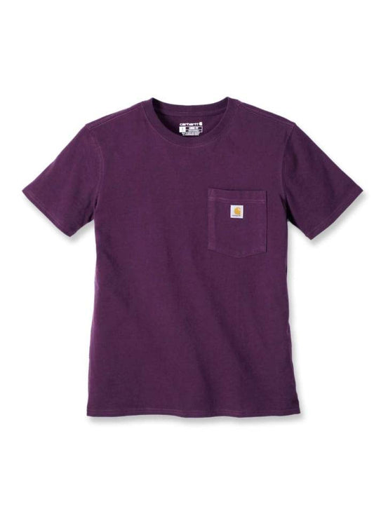 Carhartt Workwear Pocket S/S T-Shirt Eggplant - NatureLife