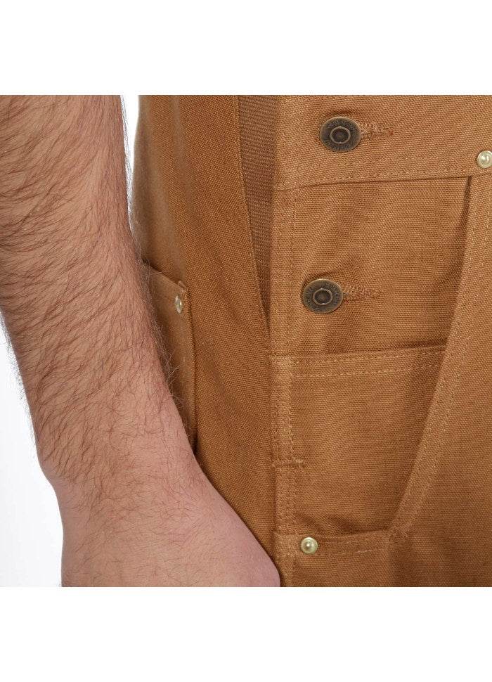 Carhartt Duck Bib Overall Brown - NatureLife